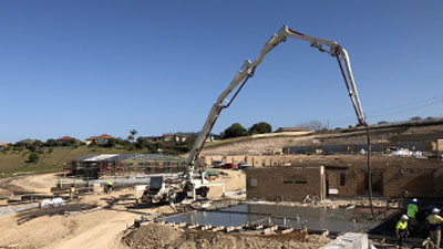 Frederickton Nursing Home Easycrete concrete pumping